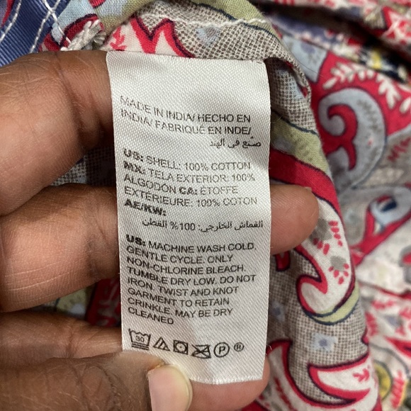 Chicos button down front 3/4 sleeve 100% cotton shirt size 4 (20/22) - Picture 5 of 8